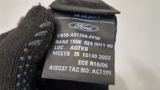 CN15A61294FFW Ремень безопасности передний правый Ford EcoSport Арт 9107543, вид 3