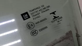 13457715,YQ00531180 Стекло двери передней левой Opel Crossland x Арт 8952524, вид 2