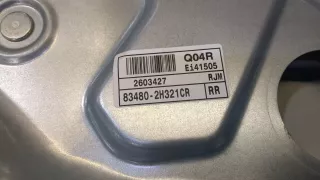 834812H010,834602H000 Стеклоподъемник правый задний Hyundai Elantra HD Арт 8856718, вид 4