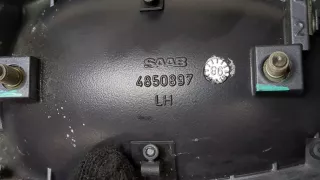 4850897 Ручка наружная задняя левая серебристая Saab 9-5 1 Арт 9167486, вид 2