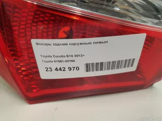 8156102760 Toyota Фонарь задний наружный левый Toyota Corolla E210 Арт E23442970, вид 12