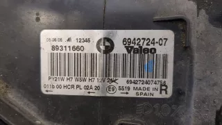 63116942724,6942724 Фара передняя правая BMW 3 E90/E91/E92/E93 Арт 9180593, вид 5