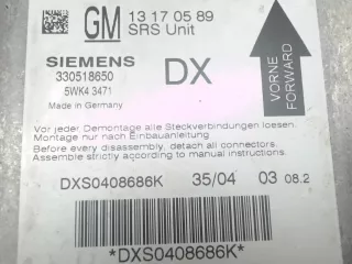 330518650 блок управления air bag Opel Vectra C  Арт 23001236, вид 1