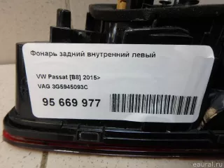 3G5945093C VAG Фонарь задний внутренний левый Volkswagen Passat B8 Арт E95669977, вид 9