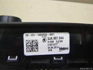 5JA907044WHS VAG Блок управления климатической установкой Skoda Rapid Арт E60600637, вид 7