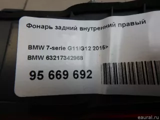 63217342968 BMW Фонарь задний внутренний правый BMW 7 G11/G12 Арт E95669692, вид 11