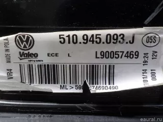 510945093M VAG Фонарь задний внутренний левый Volkswagen Golf SPORTSVAN Rastailing Арт E51419991, вид 7