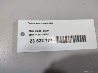 41617475792 BMW Петля капота правая BMW X3 G01 Арт E23522777, вид 9