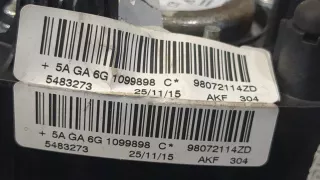 98072114ZD Подушка безопасности водителя Peugeot 2008 Арт 9221404, вид 3