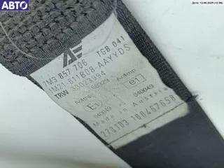 7M3857706 Ремень безопасности передний правый Seat Alhambra 1 restailing Арт 54566709, вид 2