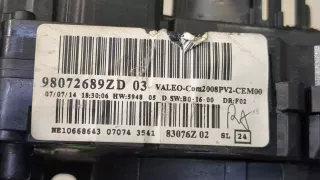 98072689ZD Переключатель подрулевой (стрекоза) Peugeot 308 2 Арт 9261483, вид 3
