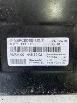 A2719000600, A0014666902, 5KW90650 Блок управления двигателем Mercedes C W203 1.8л i Арт 10591, вид 3