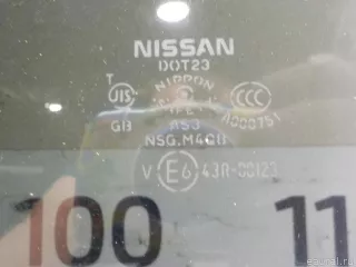 823011AA0B Nissan Стекло двери задней левой Nissan Murano Z52 Арт E41137822, вид 2