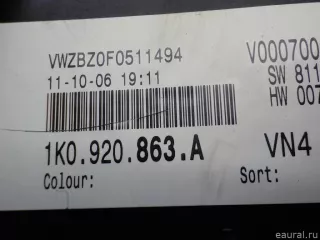 1K0920863AXZ02 VAG Щиток приборов (приборная панель) Volkswagen Jetta 6 Арт E41157653, вид 6