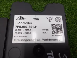7P0907801F Блок управления стояночного тормоза Volkswagen Touareg 2 Арт 00260859, вид 2