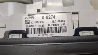 13215936 Блок управления печки / климат-контроля Opel Meriva 1 Арт 9376200, вид 3