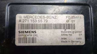 A2711535579,5WK90479 Блок управления двигателем Mercedes C W203 Арт 9397219, вид 4