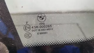 51377182319,7182319 Стекло кузовное боковое левое BMW X6 E71/E72 Арт 9372173, вид 3