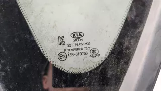 87810B2020 Стекло кузовное боковое левое Kia Soul 2 restailing Арт 9425529, вид 3