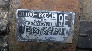 3110066D0,M000T82681 Стартер Suzuki Grand Vitara FT Арт 9435314, вид 4