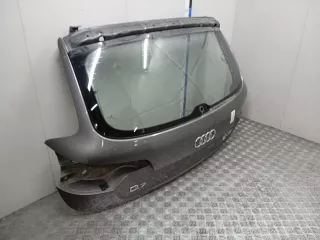 Дверь багажника со стеклом Audi Q7 4L 2007г.  - Фото 3