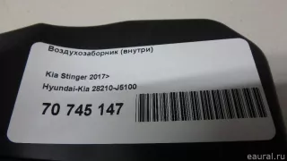 28210J5100 Hyundai-Kia Воздухозаборник (внутри) Kia Stinger Арт E70745147, вид 6