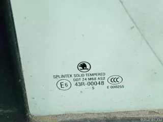 6Y6845209A VAG Стекло двери задней левой (форточка) Skoda Fabia 1 Арт E31575782, вид 2