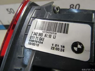 63217342965 BMW Фонарь задний наружный левый BMW 7 G11/G12 Арт E80792867, вид 7