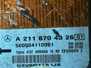 A2118704326 Блок AirBag Mercedes E W211 Арт 52413, вид 3