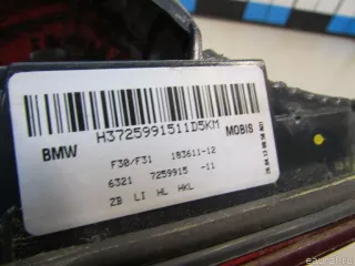63217372793 BMW Фонарь задний внутренний левый BMW 3 F30/F31/GT F34 Арт E80869617, вид 7