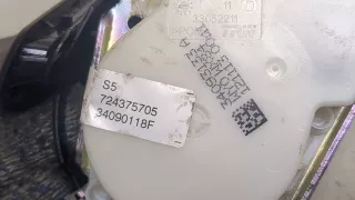 72117243757 Ремень безопасности задний левый BMW 6 F06/F12/F13 Арт 9504425, вид 2