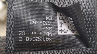 72117289352 Ремень безопасности задний правый BMW 6 F06/F12/F13 Арт 9504415, вид 2