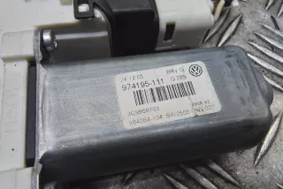 3c9959703 , art13550043 Моторчик стеклоподъемника задний левый Volkswagen Passat B6 Арт 13550043, вид 2