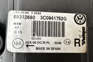 89312660, 3C0941752G , art13879718 Фара правая Volkswagen Passat B6 Арт 13879718, вид 4