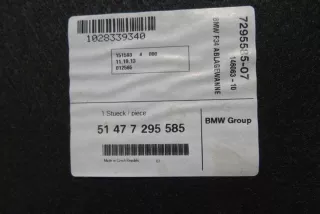7295585 , art12293695 Ниша запасного колеса BMW 3 F30/F31/GT F34 Арт 12293695, вид 7