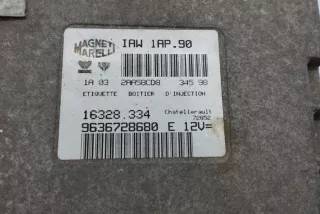 9636728680, 16328334, IAW1AP90 , art13168113 Блок управления двигателем Peugeot 206 1 Арт 13168113, вид 8