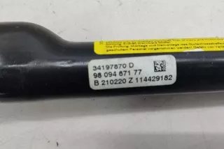 34197670D, 9809467177 , art13210172 Ремень безопасности передний правый Opel Mokka 2 Арт 13210172, вид 2