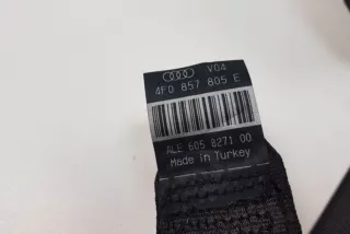 4F0857805E , art13239330 Ремень безопасности задний левый Audi A6 C6 (S6,RS6) Арт 13239330, вид 3