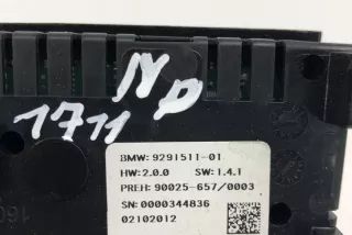 9291511 , art12965240 Блок управления печки/климат-контроля BMW 5 F10/F11/GT F07 Арт 12965240, вид 4