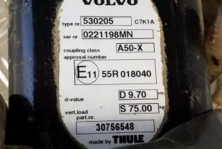 30756548, 31350480 , art12750552 Прицепное устройство (фаркоп) Volvo V40 Cross Country Арт 12750552, вид 3