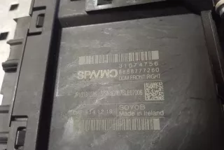 31674756, 927589103, 8888777260 , art12742094 Моторчик стеклоподъемника передний правый Volvo XC90 1 Арт 12742094, вид 4