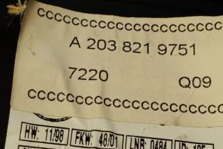 A2038219751 , art8550832 Датчик (прочие) Mercedes C W203 Арт 8550832, вид 2