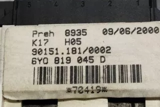 6Y0819045D , art8551770 Прочая запчасть Skoda Fabia 1 Арт 8551770, вид 2