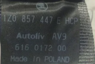 1Z0857447E, 616017200 , art8553286 Ремень безопасности задний левый Skoda Octavia A5 restailing Арт 8553286, вид 2
