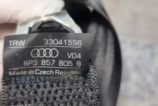 8P3857805B, 33041596 , art8553353 Ремень безопасности задний правый Audi A3 8P Арт 8553353, вид 3