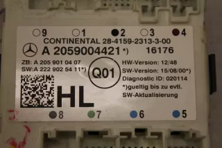 A2059004421 , art3045193 Блок управления двери задней левой Mercedes C W205 Арт 3045193, вид 2