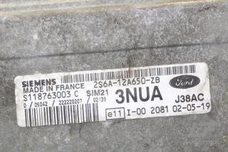 2S6A-12A650-ZB , art3050103 Блок управления двигателем Ford Fiesta 5 Арт 3050103, вид 2