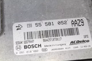 55581052, 0281018082 , art9241853 Блок управления двигателем Opel Astra K Арт 9241853, вид 2