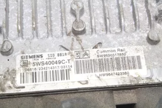 5ws40049c-t, 9650517880 , art9283905 Блок управления двигателем Citroen Berlingo 2  Арт 9283905, вид 2