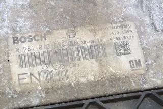 0281013593, 55205621 , art9604687 Блок управления двигателем Opel Zafira B Арт 9604687, вид 2